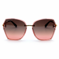 Luxury Square Gradient Sunglasses front view white background